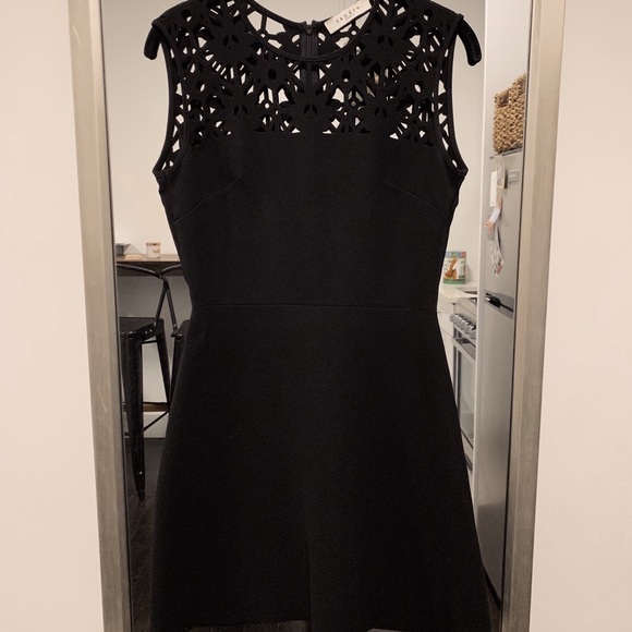 Black Sandro Cocktail Dress - Picture 2 of 4
